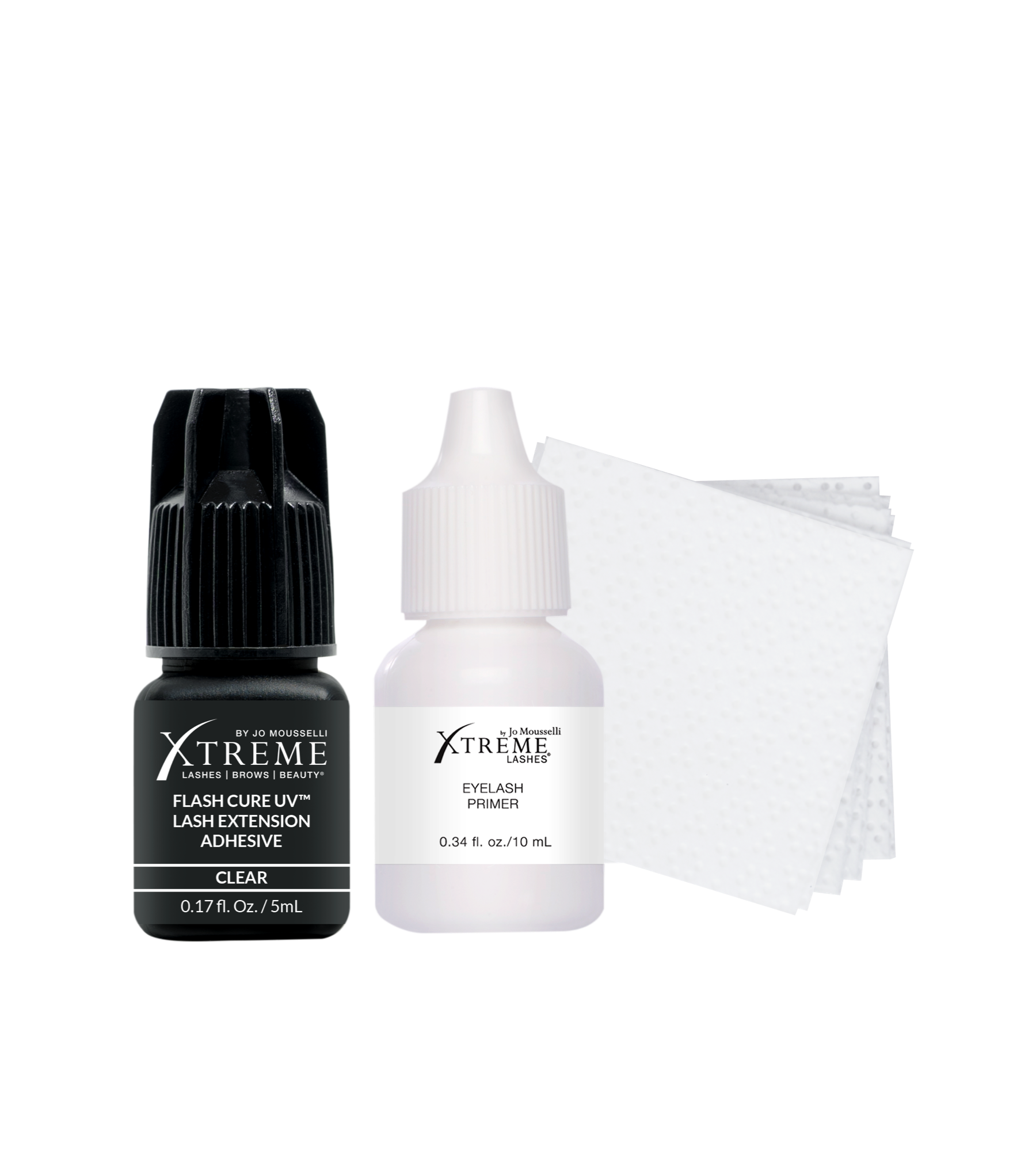 Flash Cure UV Lash Extension Adhesive (5 mL) & Eyelash Primer Kit