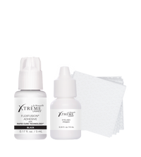 FlexFusion® with Rapid Cure Technology® (Black) Lash Extension Adhesive & Eyelash Primer Kit